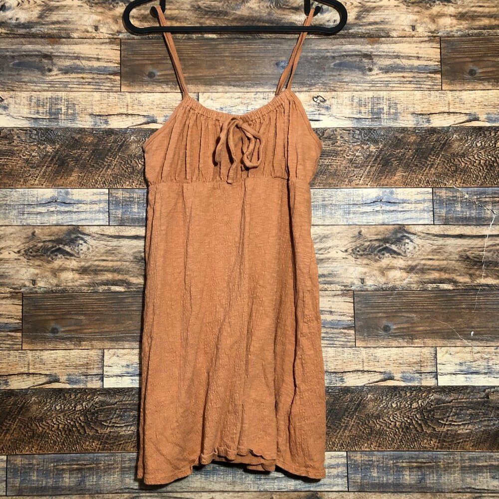 Billabong orange flowy babydoll  sun dress